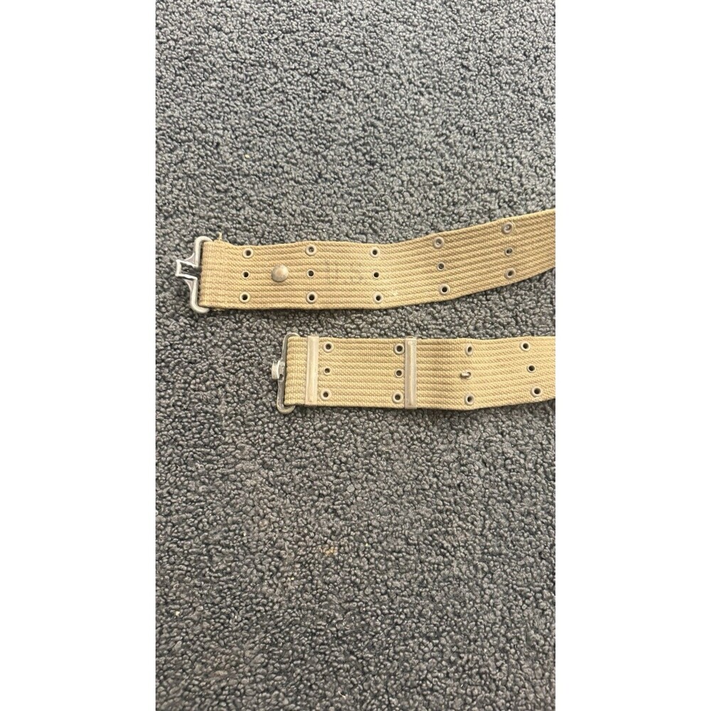 Original WW2 USGI M1936 Pistol Belt Light Khaki WWII - Picture 2 of 3